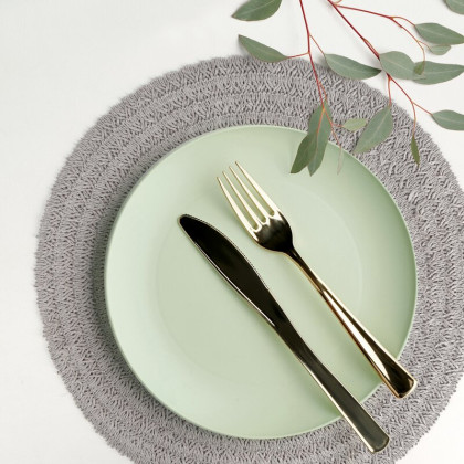 Okrúhle pletené prestieranie BOHO 9 oceľové Okrúhle pletené prestieranie BOHO 9 oceľové